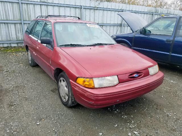 1FASP15J7SW312706 - 1995 FORD ESCORT LX RED photo 1
