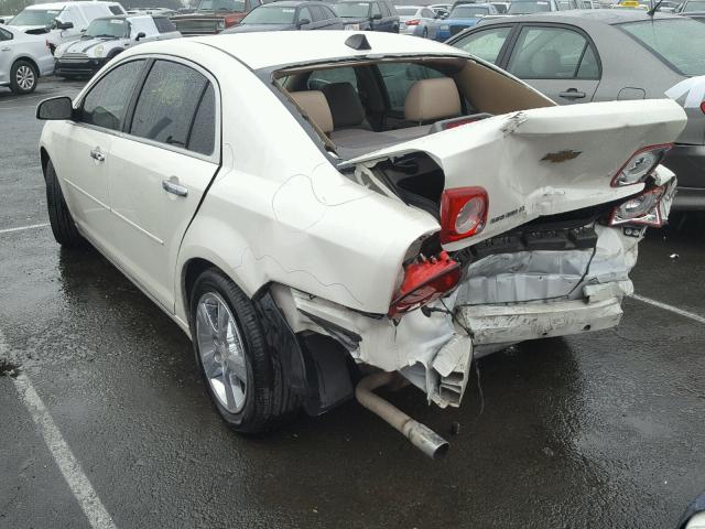 1G1ZD5E06CF183416 - 2012 CHEVROLET MALIBU 2LT WHITE photo 3