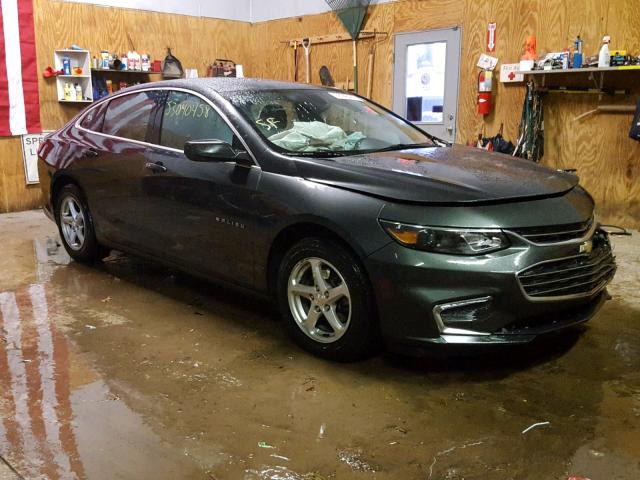 1G1ZB5STXHF276273 - 2017 CHEVROLET MALIBU LS CHARCOAL photo 1