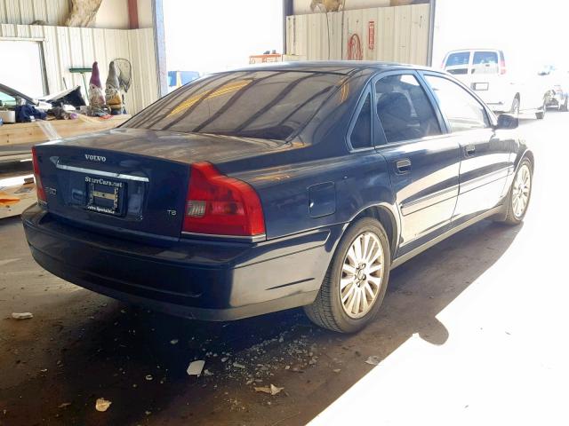 YV1TS91Z541351070 - 2004 VOLVO S80 T6 BLUE photo 4