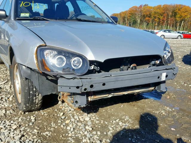 JF1GG65514G818258 - 2004 SUBARU IMPREZA TS SILVER photo 9