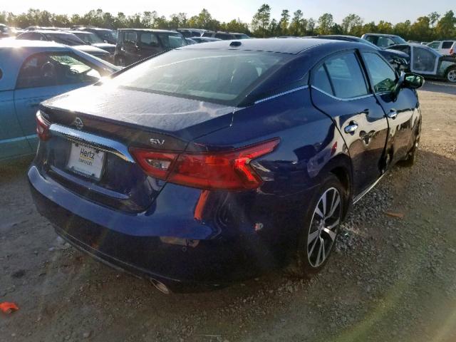 1N4AA6AP0JC379359 - 2018 NISSAN MAXIMA 3.5 BLUE photo 4