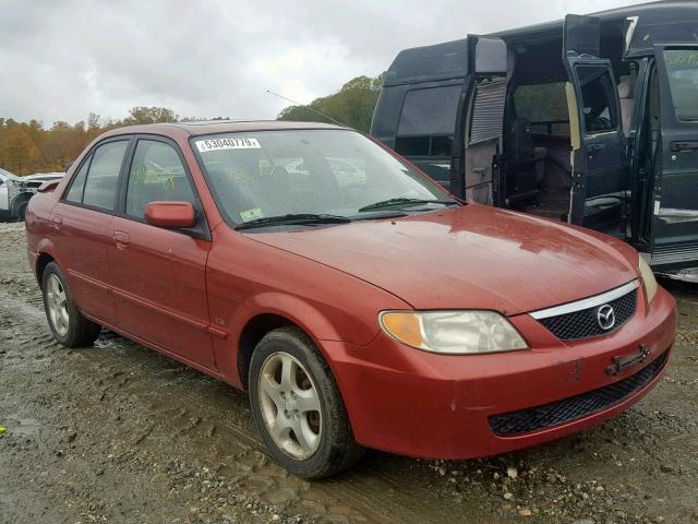 JM1BJ225620537453 - 2002 MAZDA PROTEGE DX RED photo 1