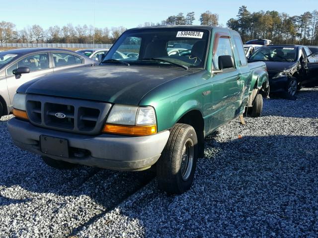 1FTZR15V9XTA87882 - 1999 FORD RANGER SUP GREEN photo 2