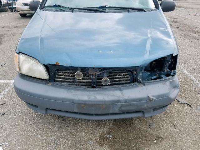 4T3ZF13C62U474048 - 2002 TOYOTA SIENNA LE BLUE photo 9