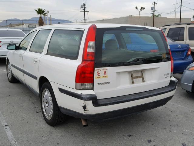 YV1SW58D511131149 - 2001 VOLVO V70 2.4T WHITE photo 3