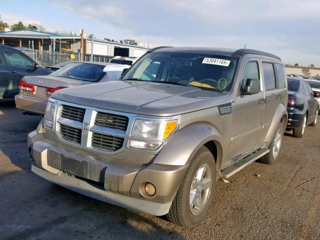 1D8GU58K27W729762 - 2007 DODGE NITRO SLT TAN photo 2