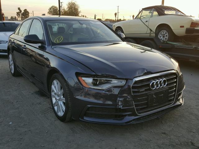 WAUHGAFC0EN066786 - 2014 AUDI A6 PRESTIG BLUE photo 1