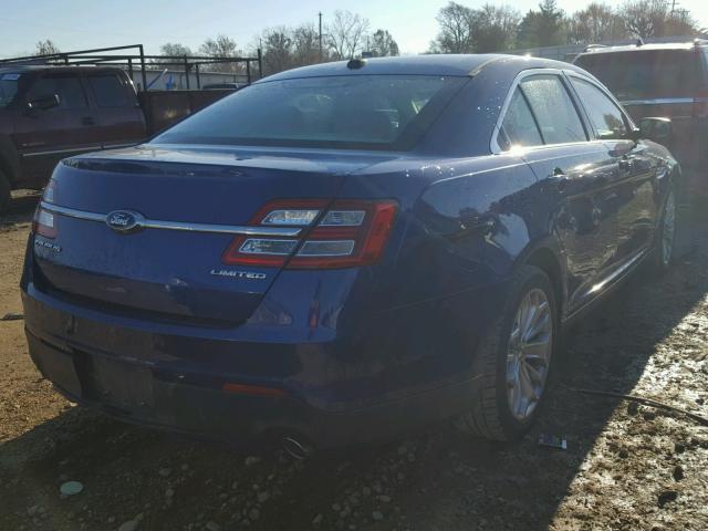 1FAHP2F86DG217417 - 2013 FORD TAURUS LIM BLUE photo 4