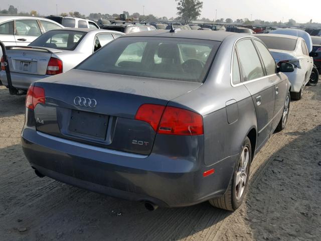 WAUAF78E46A194883 - 2006 AUDI A4 2 GRAY photo 4