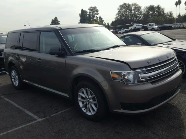 2FMGK5B8XEBD42565 - 2014 FORD FLEX SE GRAY photo 1