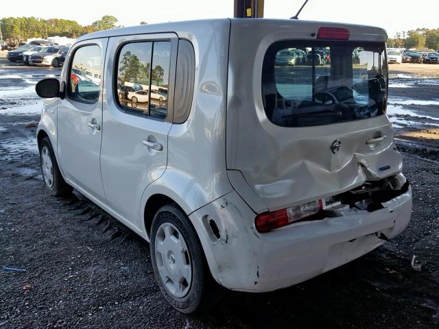 JN8AZ2KR6DT300121 - 2013 NISSAN CUBE S WHITE photo 3