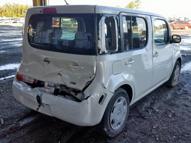 JN8AZ2KR6DT300121 - 2013 NISSAN CUBE S WHITE photo 4