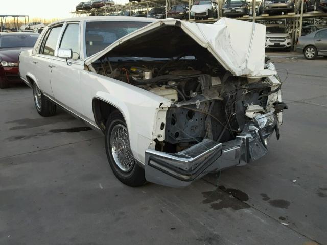 1G6DW51Y1KR739218 - 1989 CADILLAC BROUGHAM WHITE photo 1