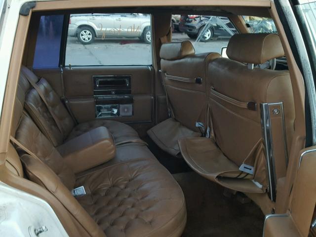 1G6DW51Y1KR739218 - 1989 CADILLAC BROUGHAM WHITE photo 6