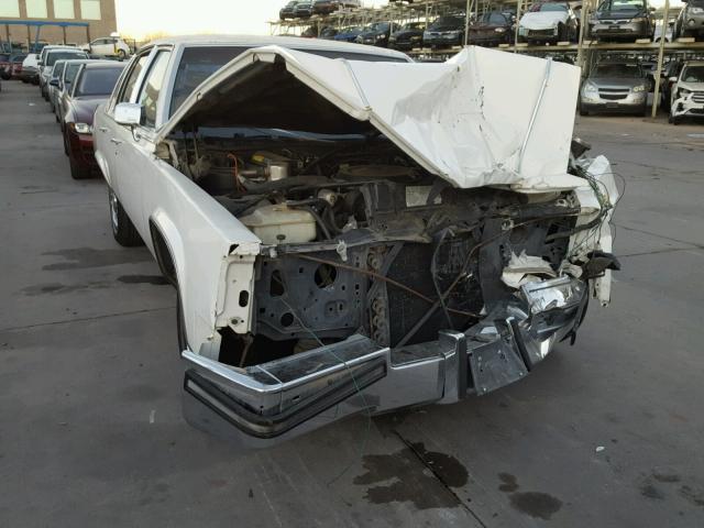 1G6DW51Y1KR739218 - 1989 CADILLAC BROUGHAM WHITE photo 9