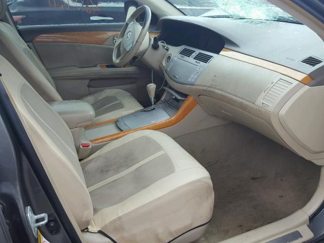 4T1BK36B06U157876 - 2006 TOYOTA AVALON XL GRAY photo 5