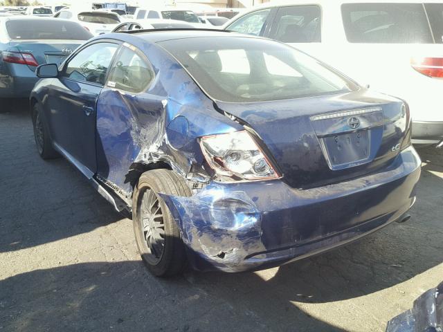 JTKDE177750007264 - 2005 TOYOTA SCION TC ლურჯი ფოტო 3