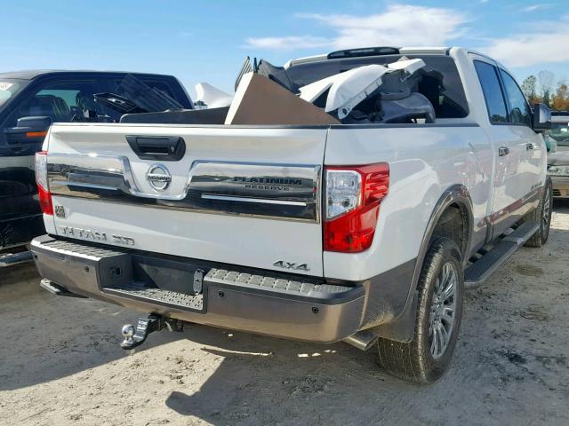 1N6BA1F40JN525812 - 2018 NISSAN TITAN XD S WHITE photo 4