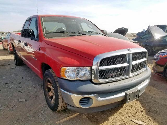 1D7HA18Z43J539833 - 2003 DODGE RAM 1500 S RED photo 1