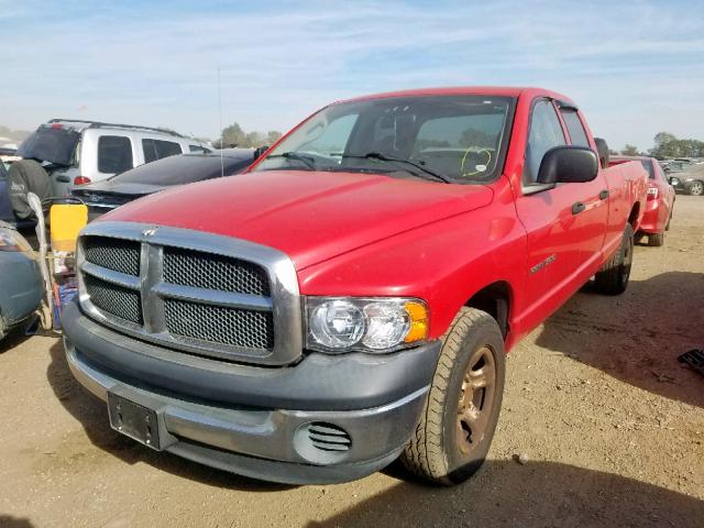 1D7HA18Z43J539833 - 2003 DODGE RAM 1500 S RED photo 2