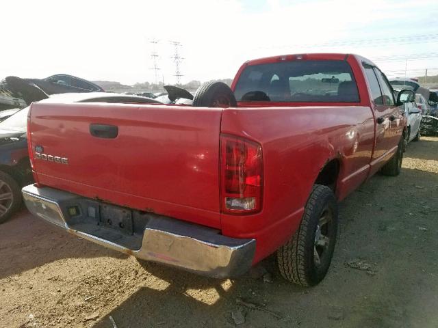 1D7HA18Z43J539833 - 2003 DODGE RAM 1500 S RED photo 4