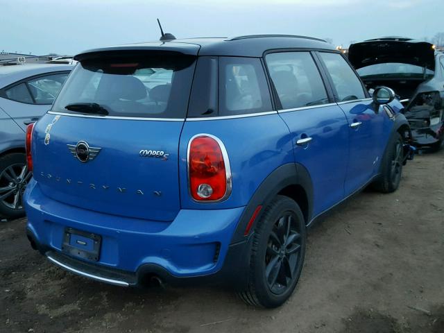 WMWZC5C5XEWP36707 - 2014 MINI COOPER S C BLUE photo 4