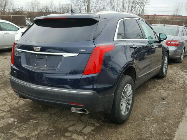 1GYKNDRS9HZ200057 - 2017 CADILLAC XT5 LUXURY BLUE photo 4