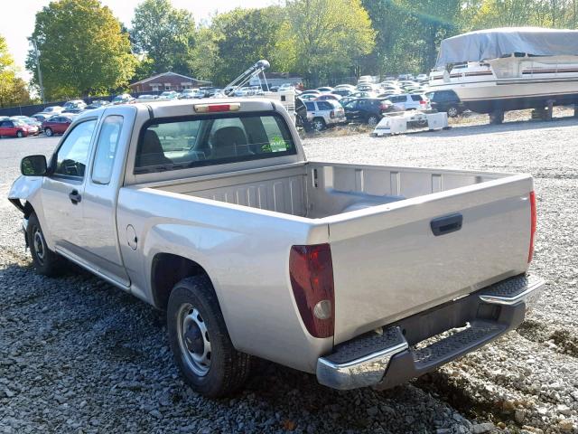 1GCCS199878187417 - 2007 CHEVROLET COLORADO SILVER photo 3