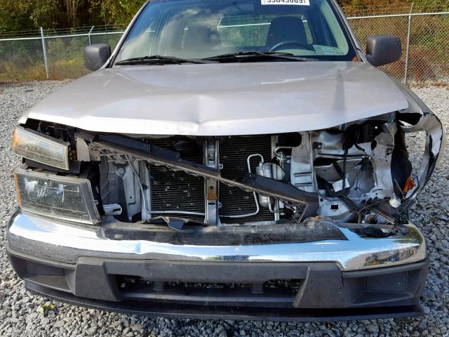 1GCCS199878187417 - 2007 CHEVROLET COLORADO SILVER photo 9