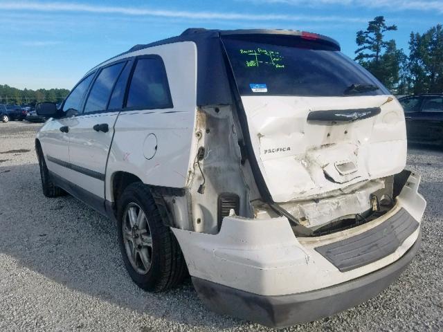 2A4GM48446R887936 - 2006 CHRYSLER PACIFICA WHITE photo 9