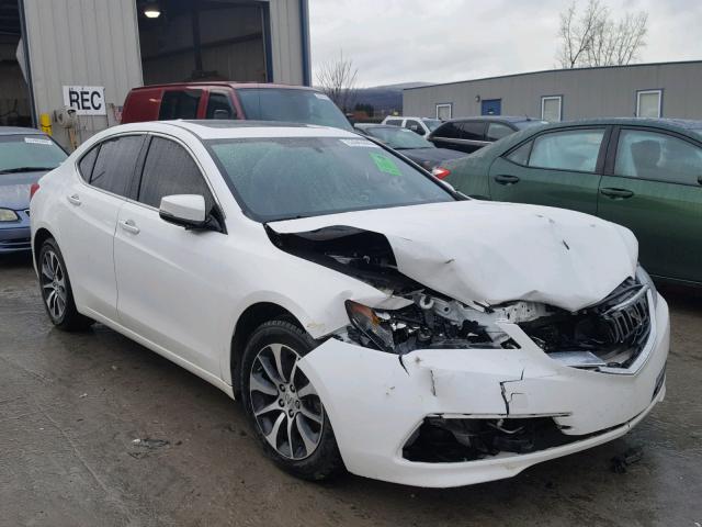 19UUB1F35FA022048 - 2015 ACURA TLX WHITE photo 1