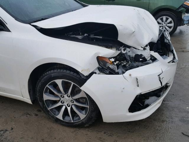 19UUB1F35FA022048 - 2015 ACURA TLX WHITE photo 9