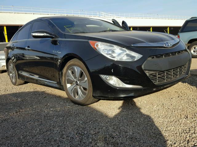 KMHEC4A40DA076531 - 2013 HYUNDAI SONATA HYB BLACK photo 1