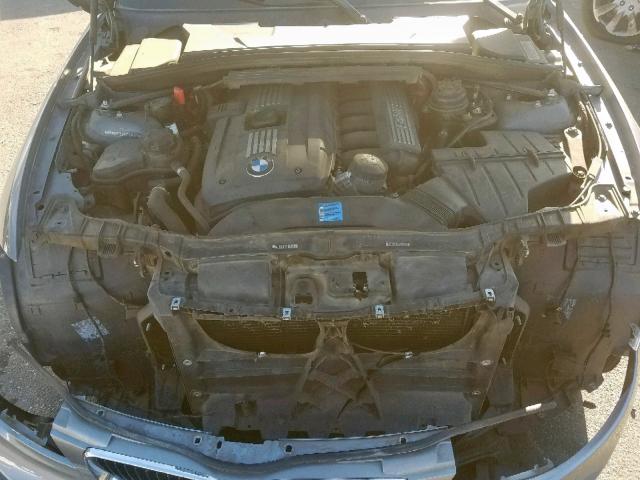 WBAUP9C58AVF49443 - 2010 BMW 128 I GRAY photo 7