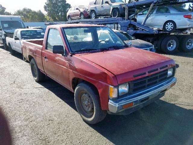 1N6SD11S1LC396104 - 1990 NISSAN D21 SHORT RED photo 1