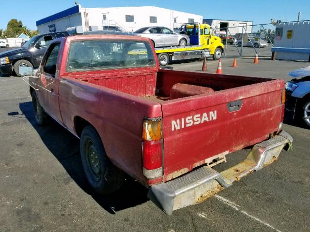 1N6SD11S1LC396104 - 1990 NISSAN D21 SHORT RED photo 3