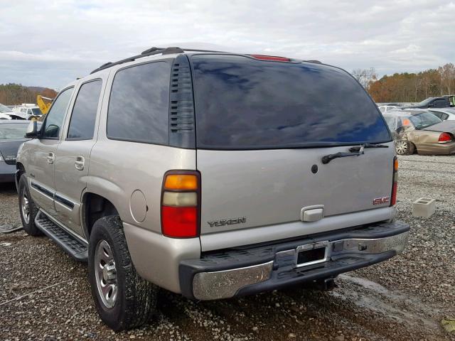 1GKEC13Z44R213293 - 2004 GMC YUKON BEIGE photo 3