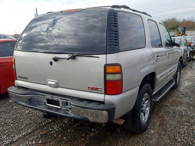 1GKEC13Z44R213293 - 2004 GMC YUKON BEIGE photo 4