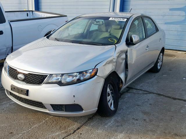 KNAFU4A26C5492527 - 2012 KIA FORTE EX SILVER photo 2