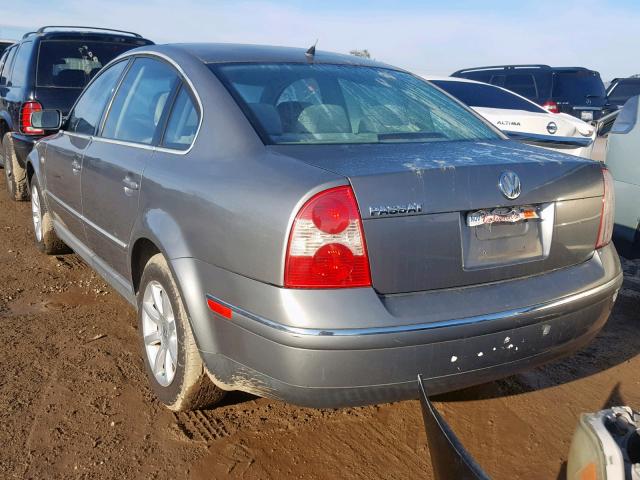 WVWPD63B54P106430 - 2004 VOLKSWAGEN PASSAT GLS GRAY photo 3