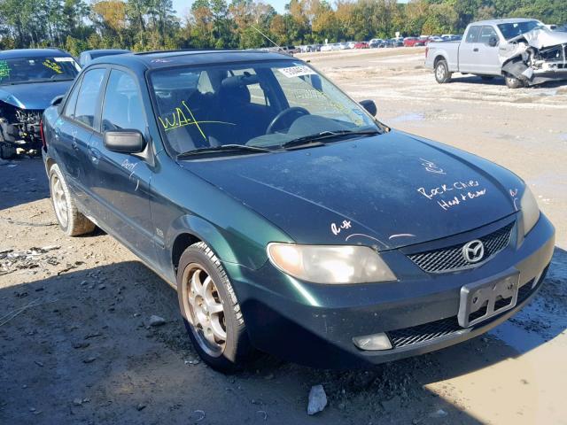 JM1BJ226010418014 - 2001 MAZDA PROTEGE LX GREEN photo 1