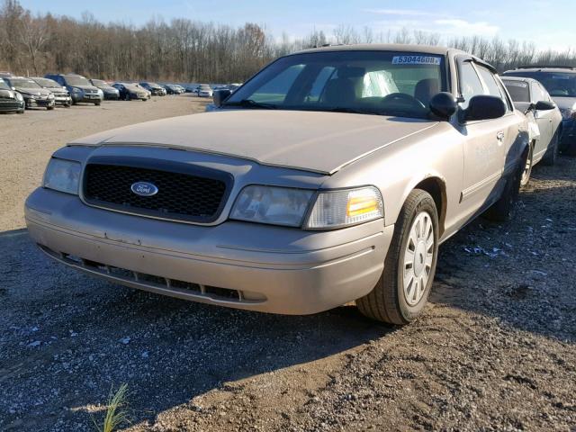 2FAHP71V39X136760 - 2009 FORD CROWN VICT TAN photo 2