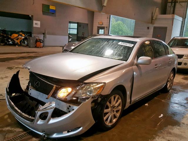 JTHBH96S065018412 - 2006 LEXUS GS 300 GRAY photo 2