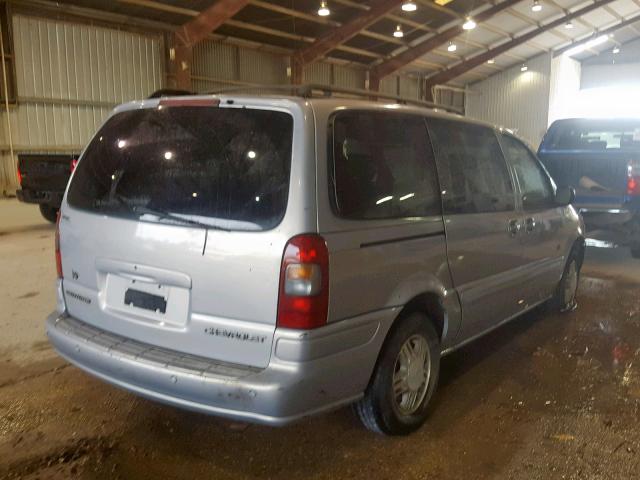 1GNDX13E61D137133 - 2001 CHEVROLET VENTURE LU SILVER photo 4