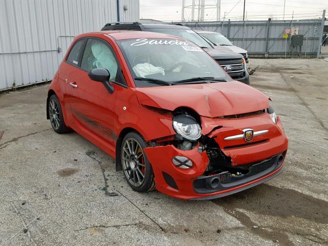 3C3CFFFH4DT553520 - 2013 FIAT 500 ABARTH RED photo 1