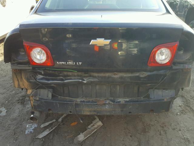 1G1ZC5EB6AF112816 - 2010 CHEVROLET MALIBU 1LT 黑色 照片 9