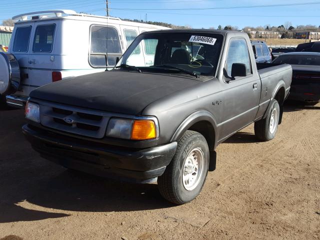 1FTCR11A6RPA32973 - 1994 FORD RANGER BLACK photo 2