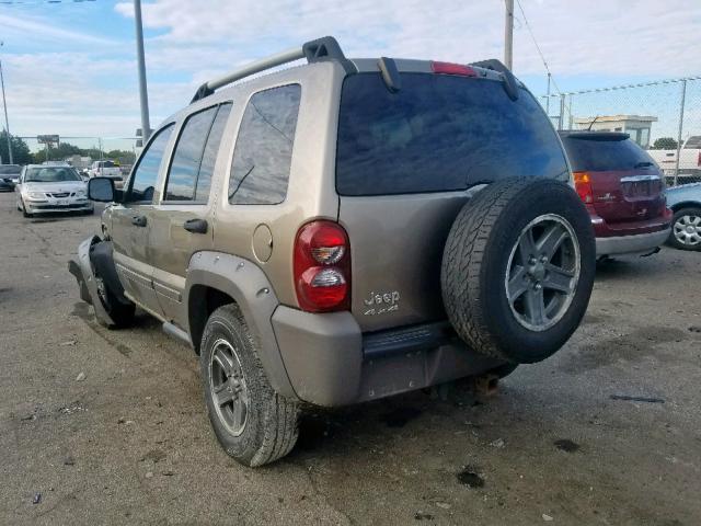 1J4GL38K96W273628 - 2006 JEEP LIBERTY RE TAN photo 3