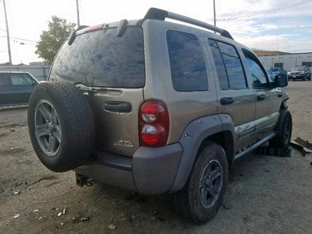 1J4GL38K96W273628 - 2006 JEEP LIBERTY RE TAN photo 4